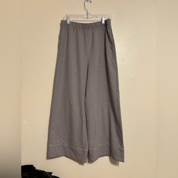Free People Charcoal Wide-Leg Pants - Picture 1 of 9